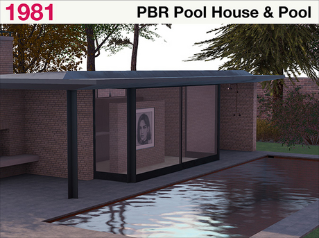 Second Life Marketplace 1981 Pool House Pool Pbr